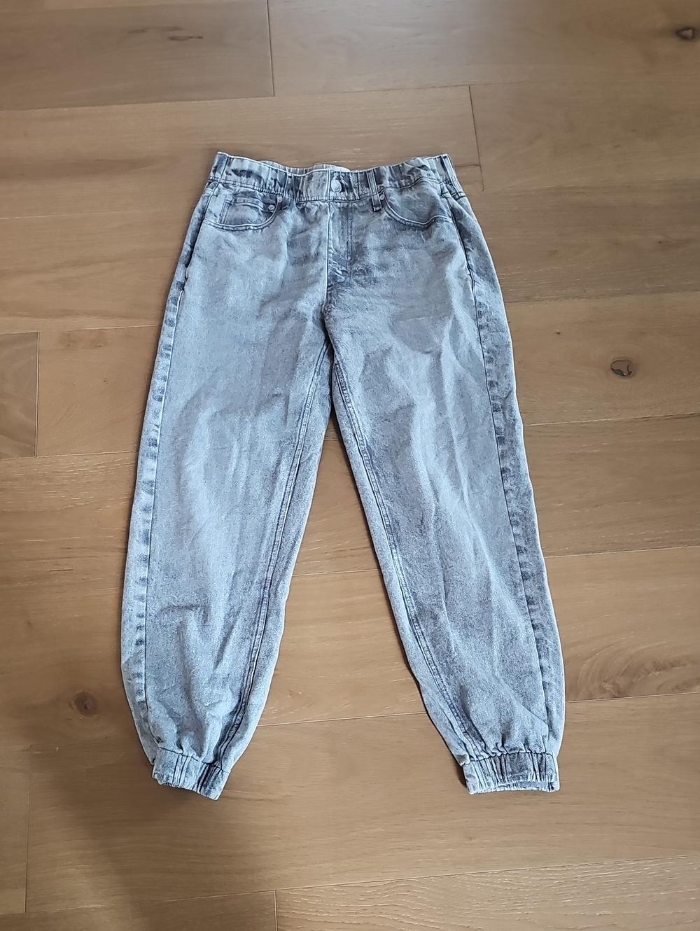 Rag & Bone Miramar Trompe L’Oeil Cotton Jogger Sweatpants – Icy Grey - Medium